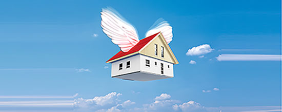 http://www.dreamstime.com/stock-photography-flying-house-image16931382